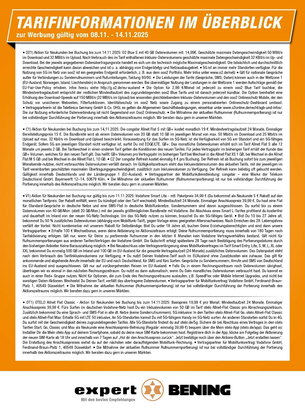 expert bening prospekt november 8 14 9