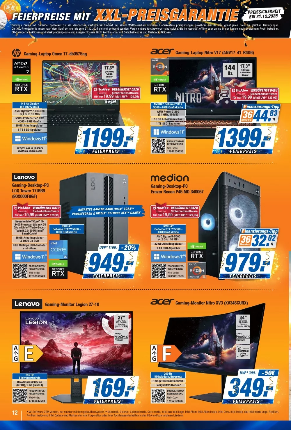 expert bening prospekt oktober 25 31 12