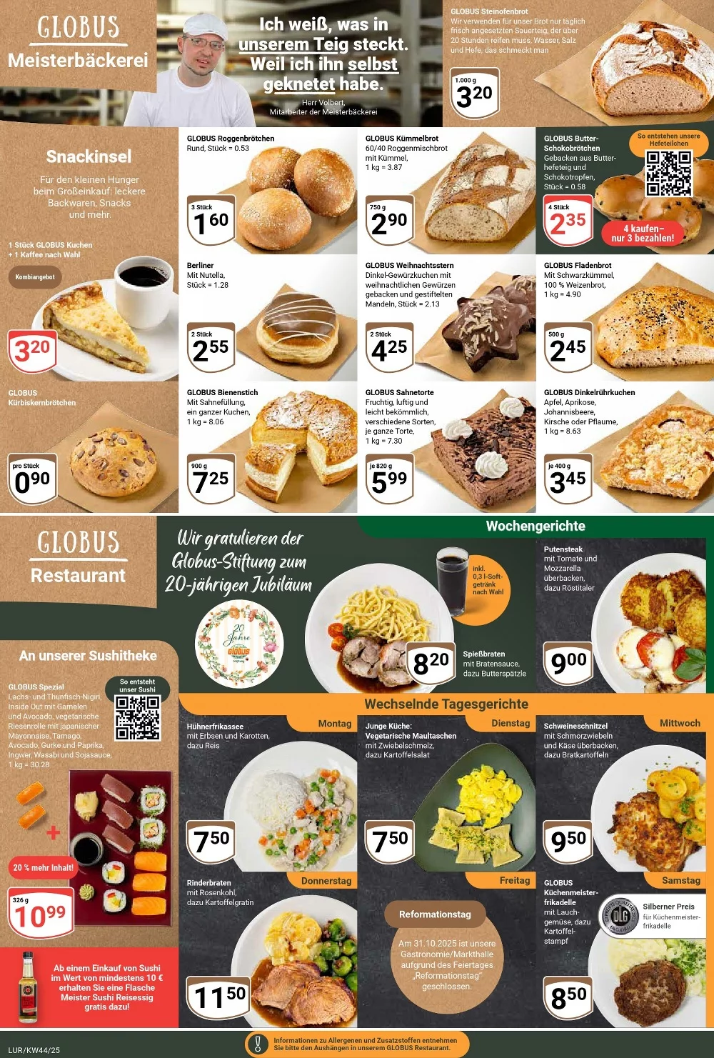 globus prospekt oktober 27 november 1 6