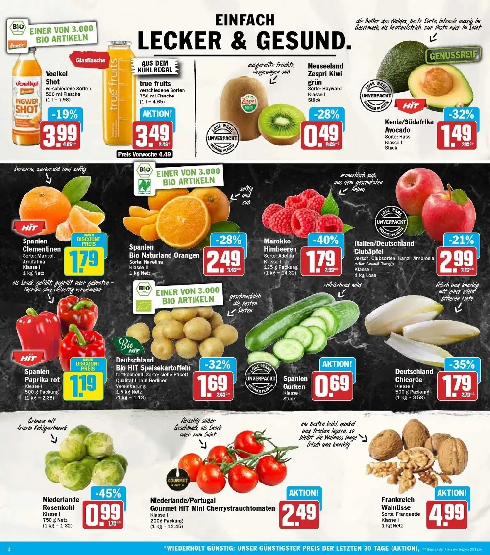 HIT Prospekt ab 03.11.2025 Angebote Blättern 2 hit prospekt november 3 8 2