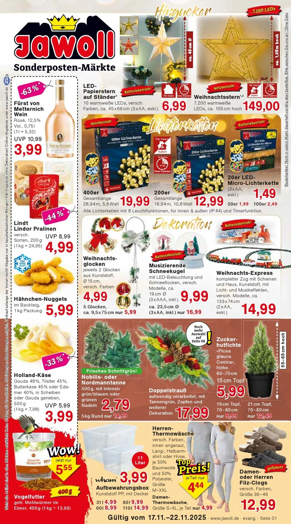 Jawoll Prospekt ab 17.11.2025 Angebote Blättern 1 jawoll prospekt kw-47