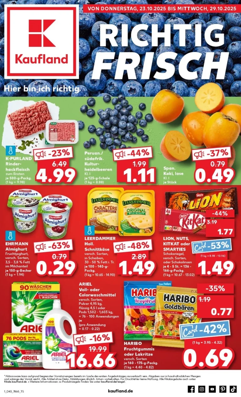 kaufland prospekt kw-43