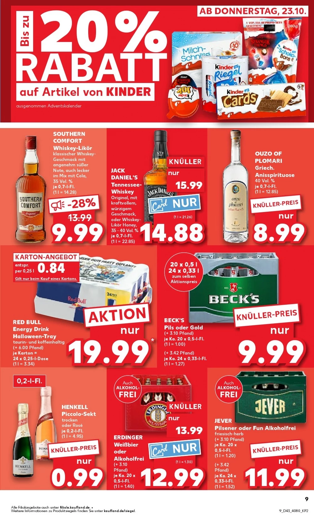 kaufland prospekt oktober 23 29 9