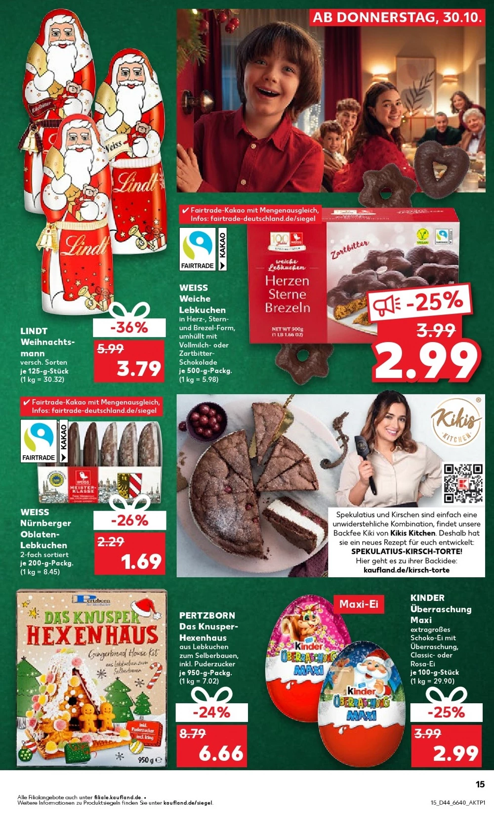 kaufland prospekt oktober 30 november 5 15
