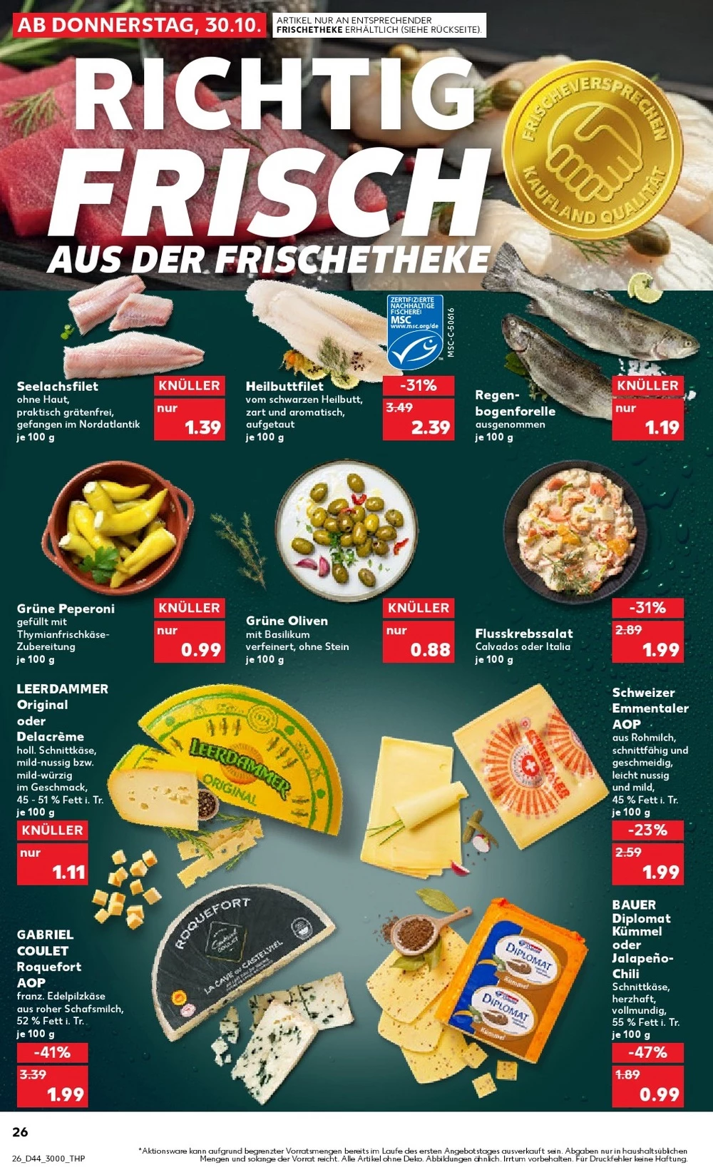 kaufland prospekt oktober 30 november 5 26