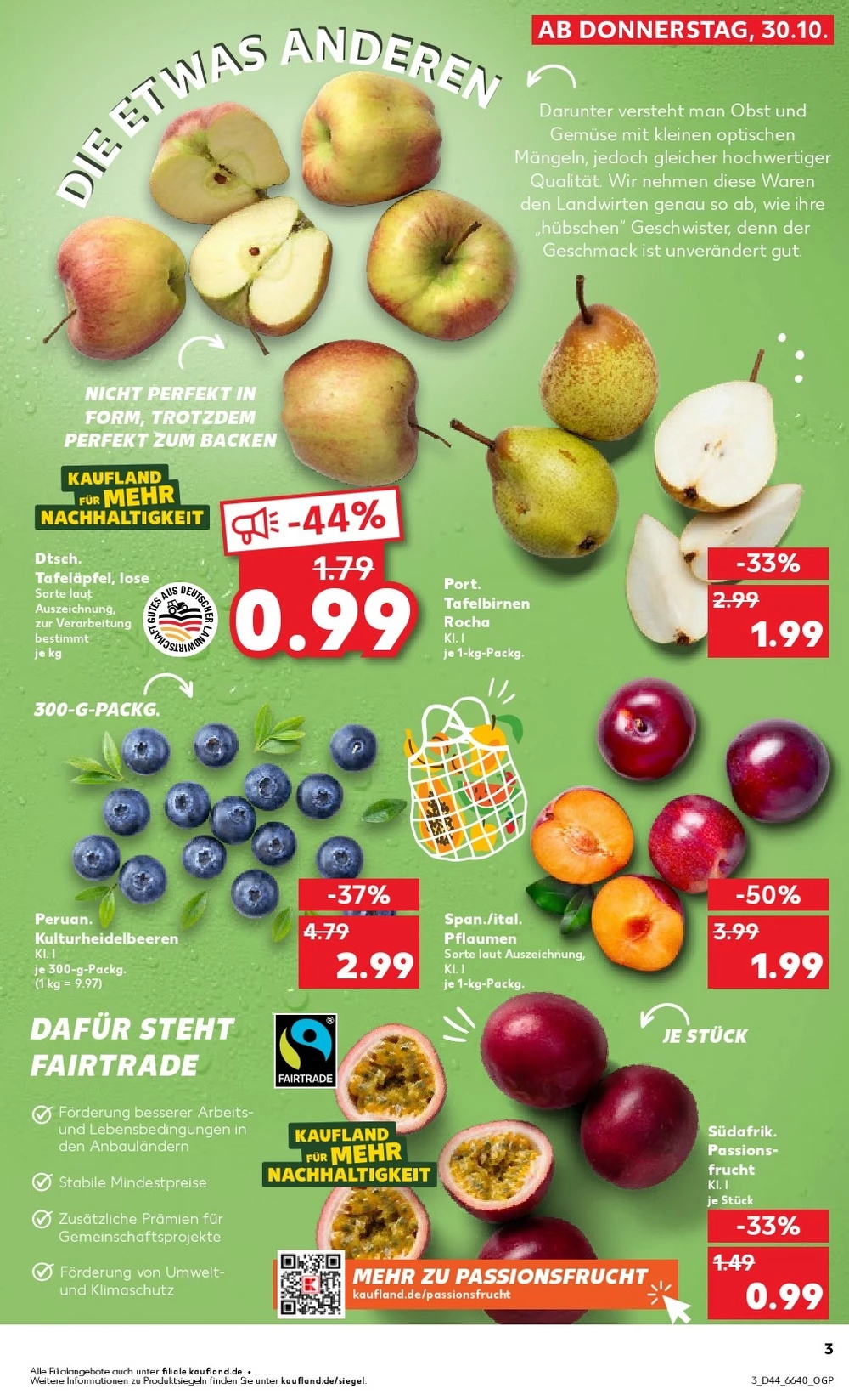 Kaufland Prospekt Neu ab 30.10.2025 nächste Woche Blättern 3 kaufland prospekt oktober 30 november 5 3