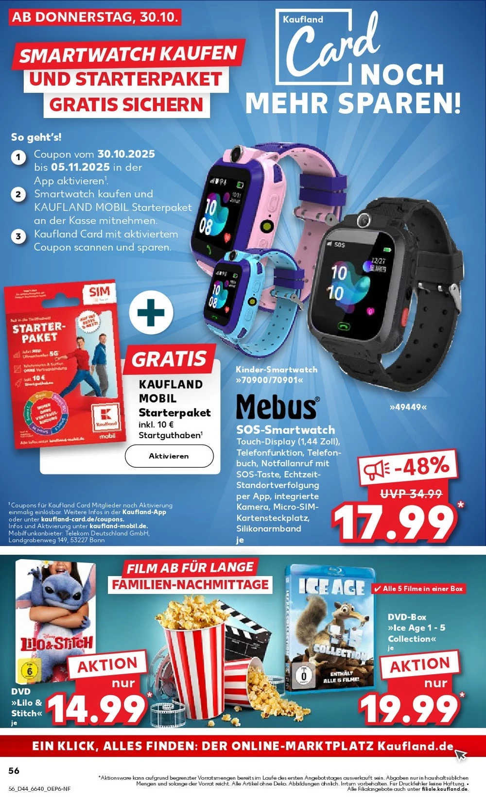kaufland prospekt oktober 30 november 5 56