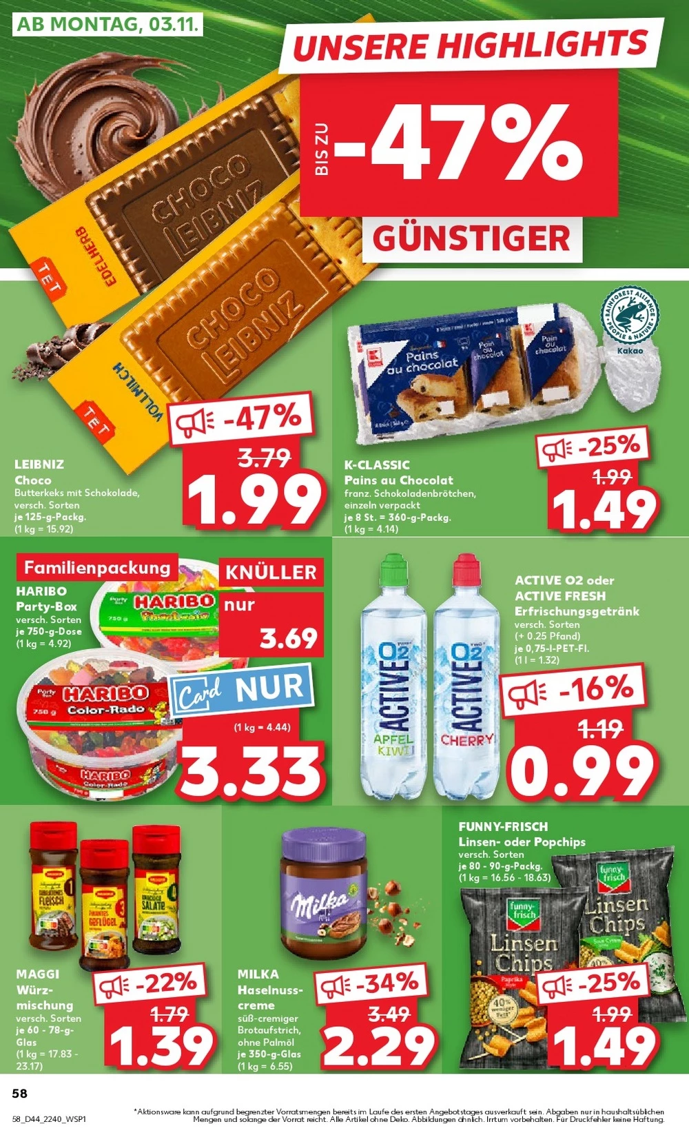 kaufland prospekt oktober 30 november 5 58
