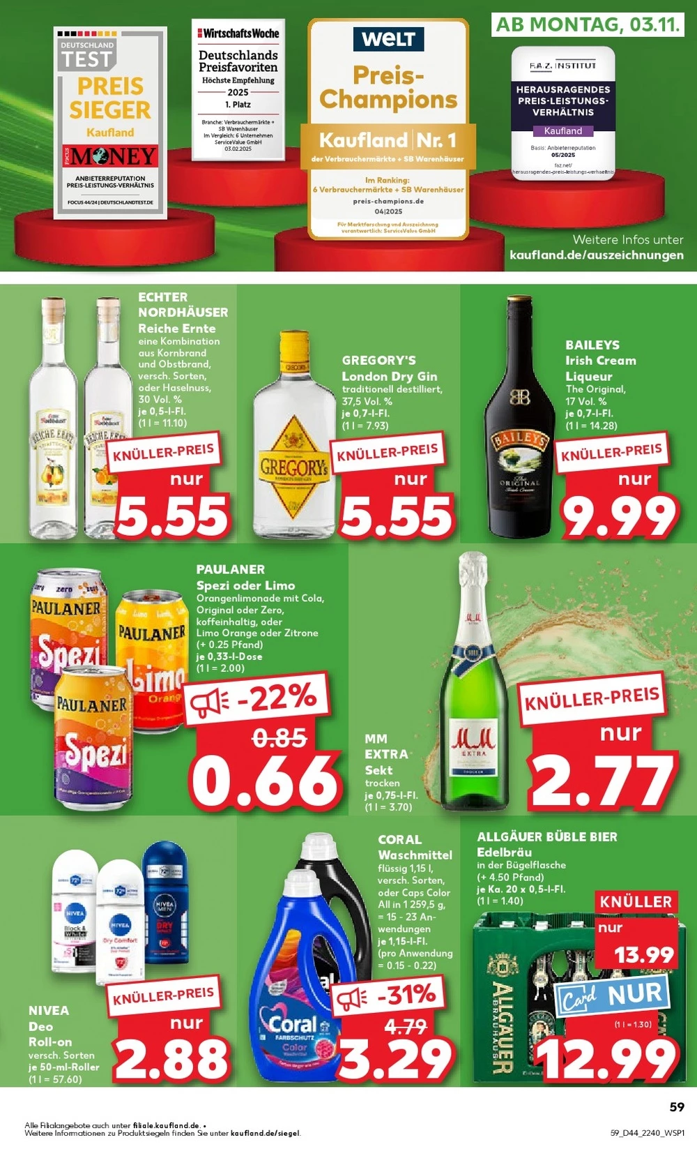 kaufland prospekt oktober 30 november 5 59