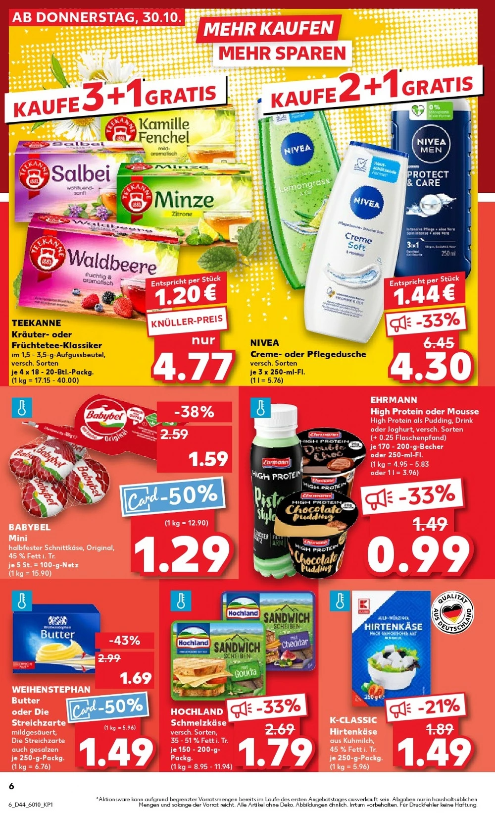 kaufland prospekt oktober 30 november 5 6