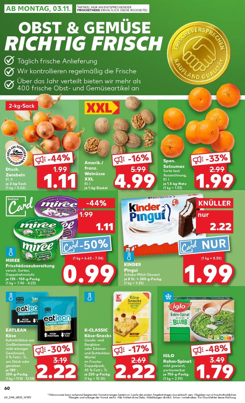 kaufland prospekt oktober 30 november 5 60
