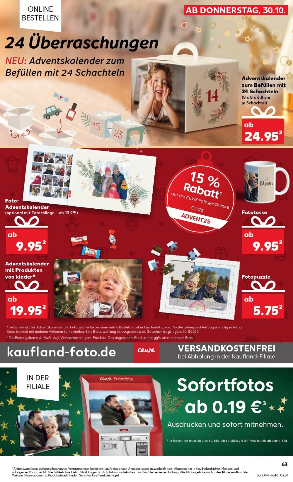 kaufland prospekt oktober 30 november 5 63