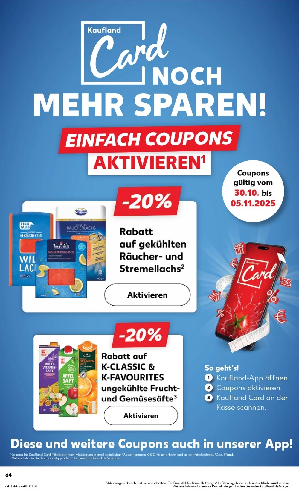 kaufland prospekt oktober 30 november 5 64