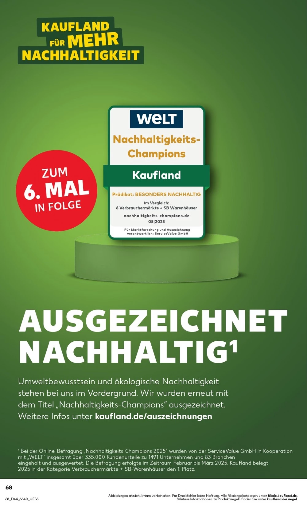 kaufland prospekt oktober 30 november 5 68