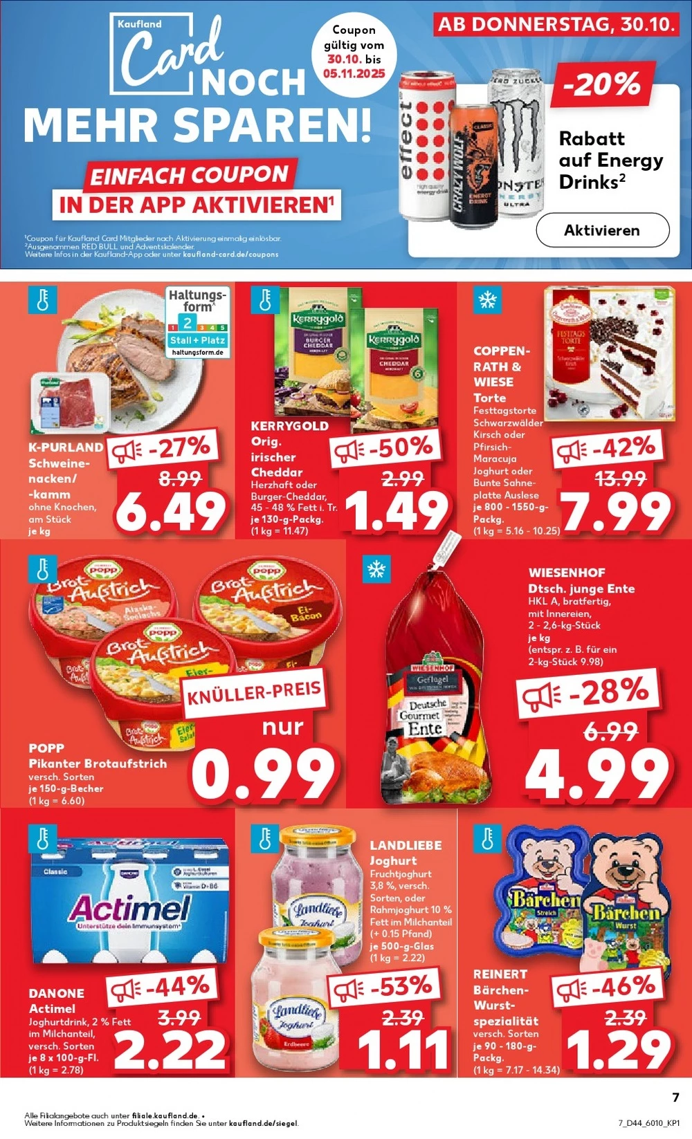 kaufland prospekt oktober 30 november 5 7