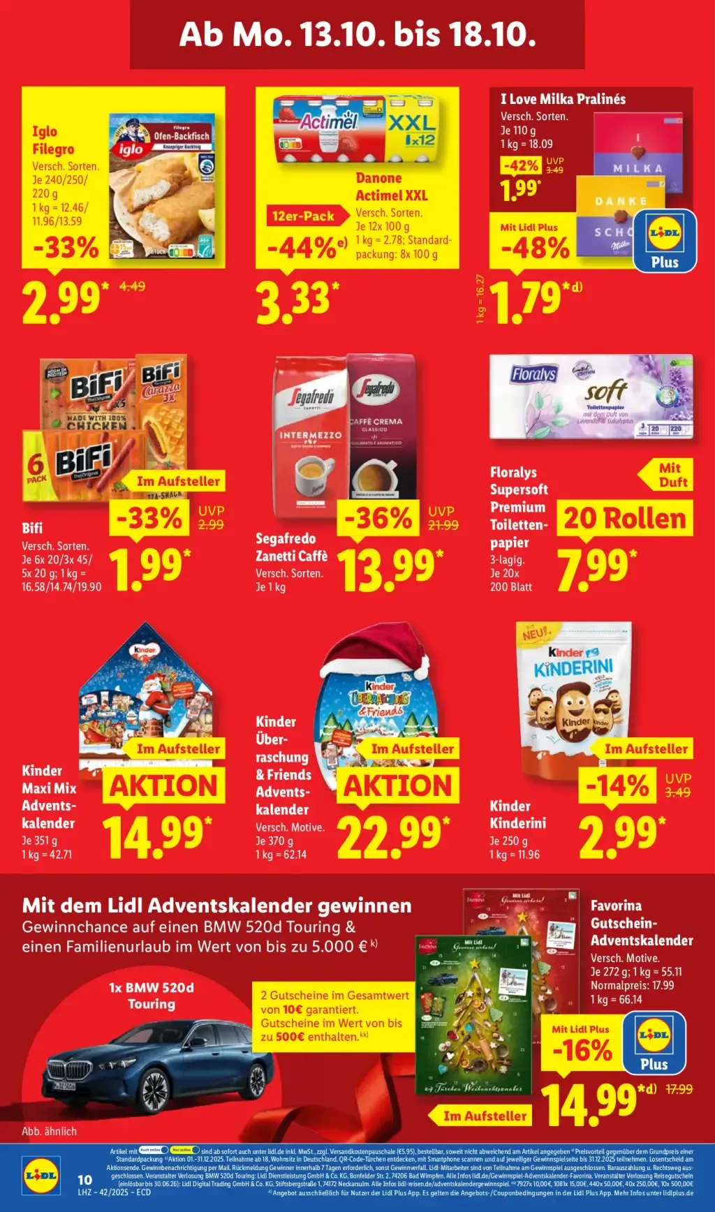 lidl prospekt oktober 13 18 25