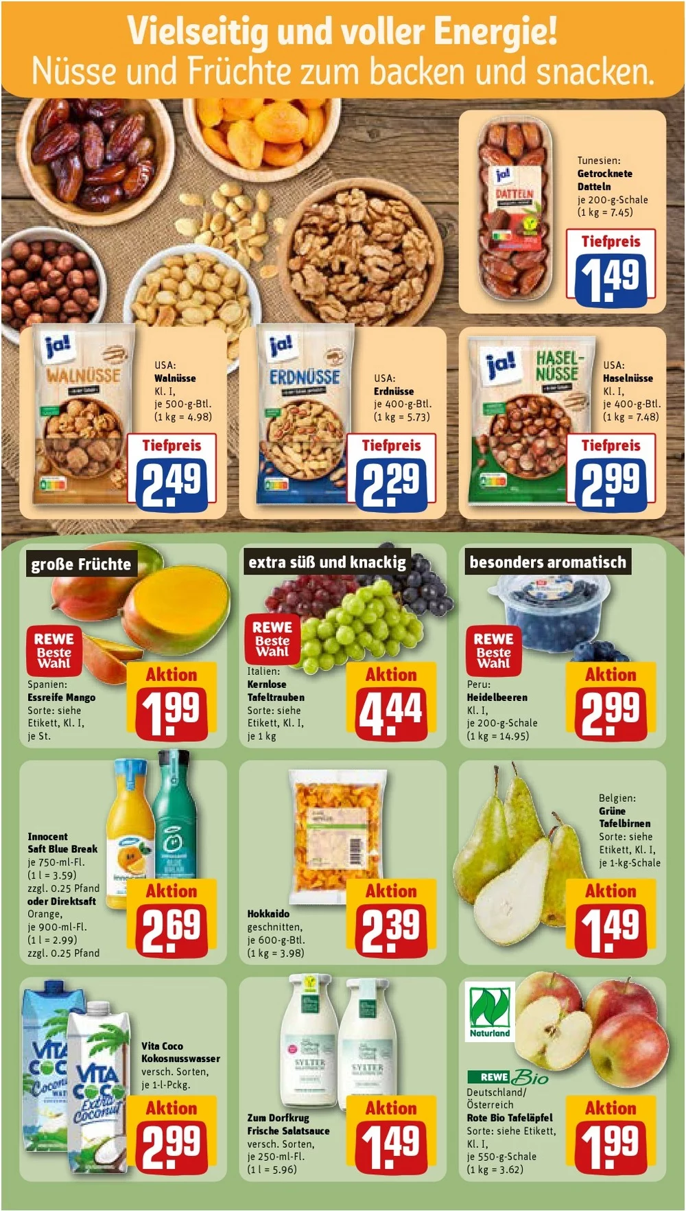rewe prospekt oktiber 27 november 1 6
