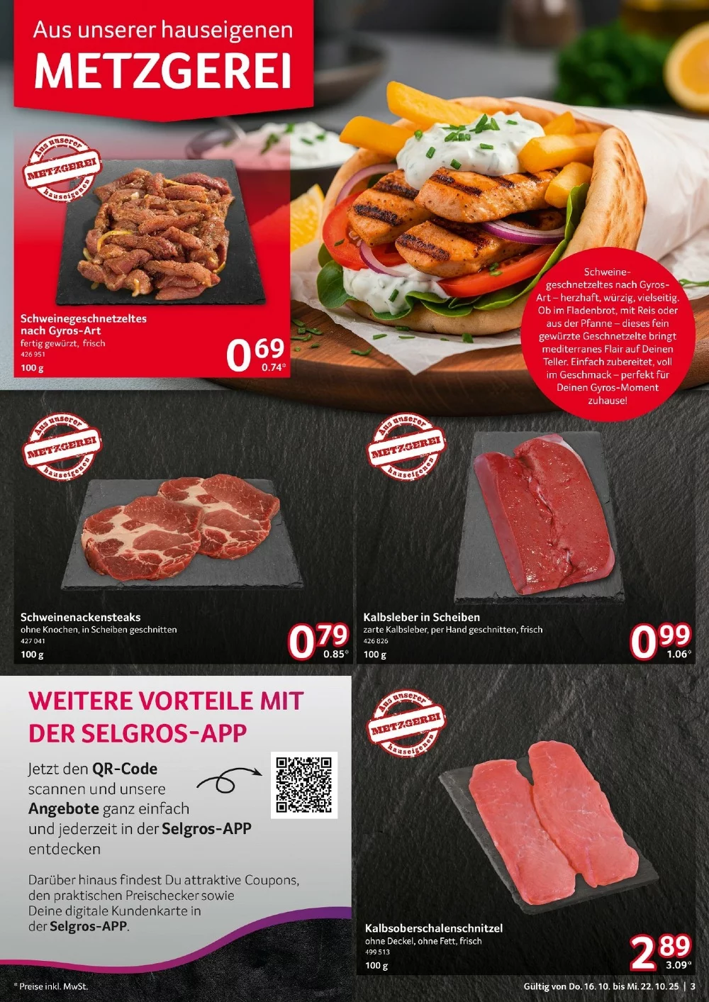 selgros food prospekt oktober 16 22 3 1
