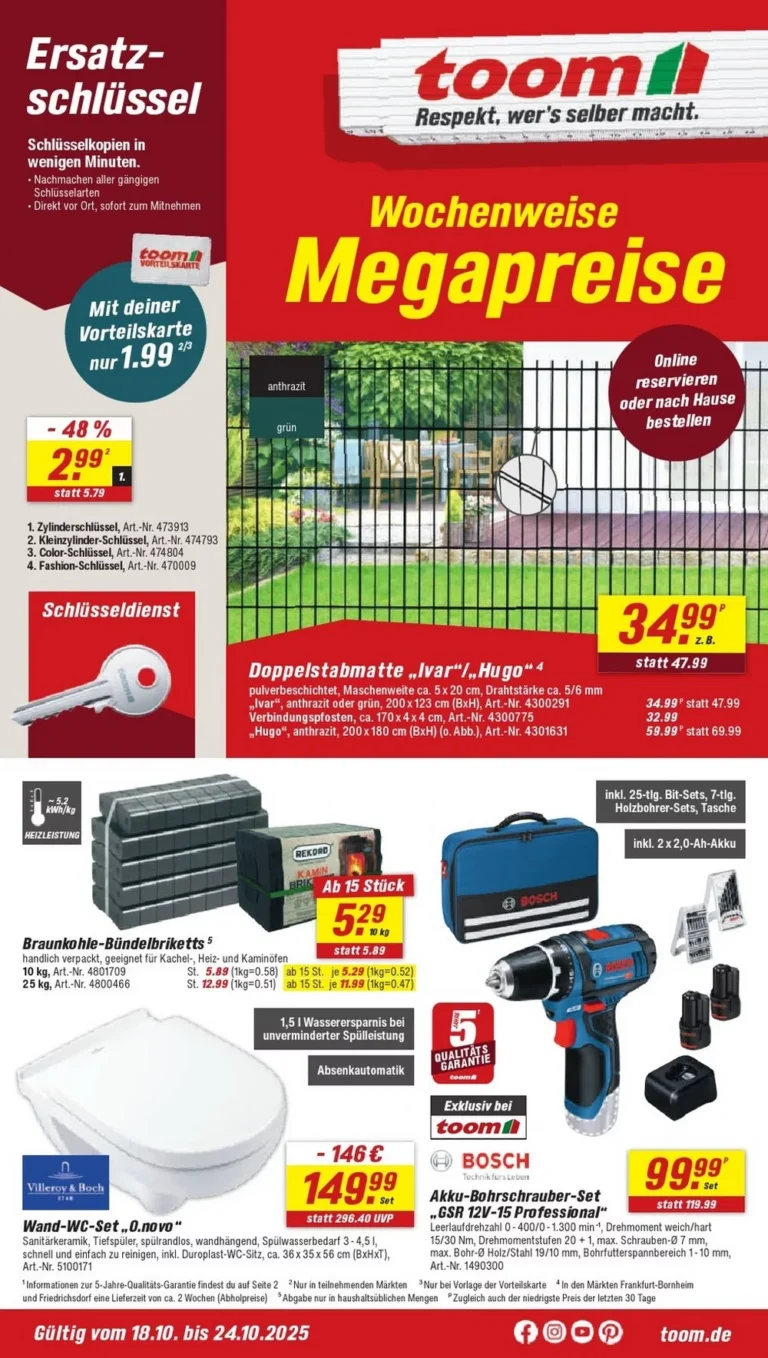 toom baumarkt prospekt kw43