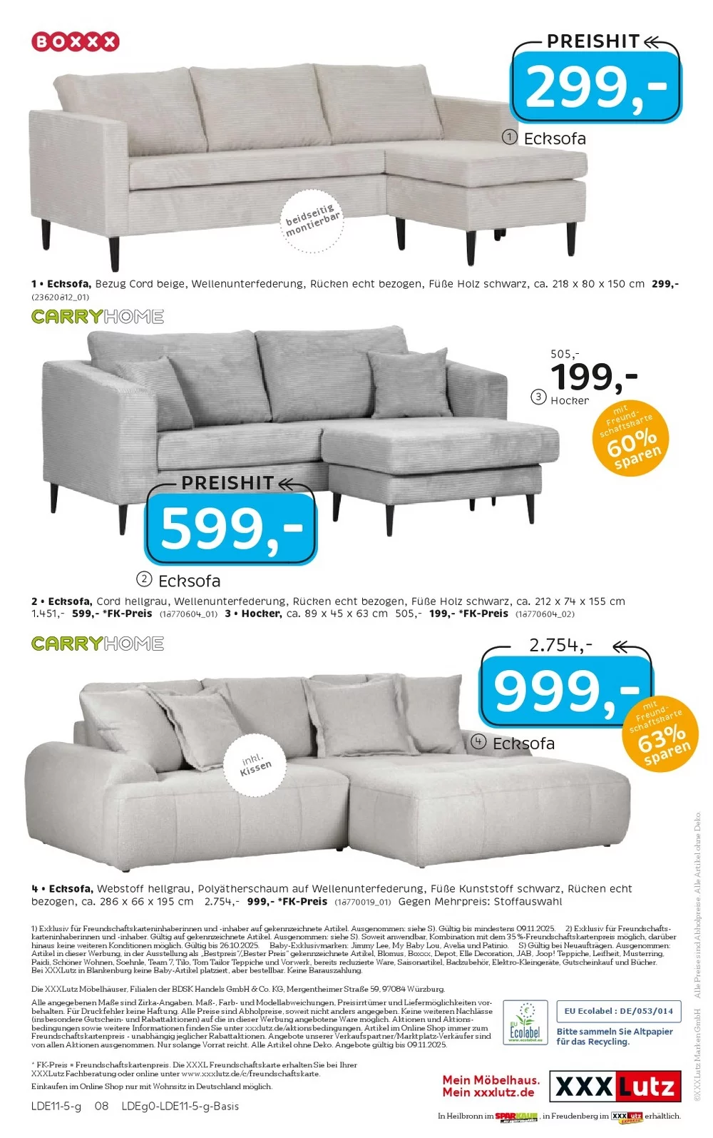 xxxlutz prospekt oktober 26 november 9 8 1