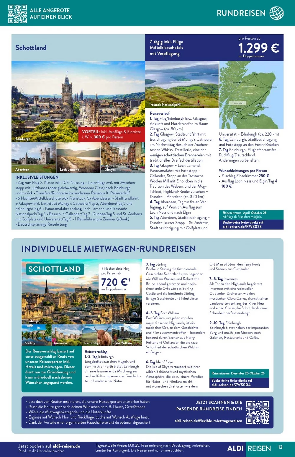 aldi reisen prospekt dezember 13