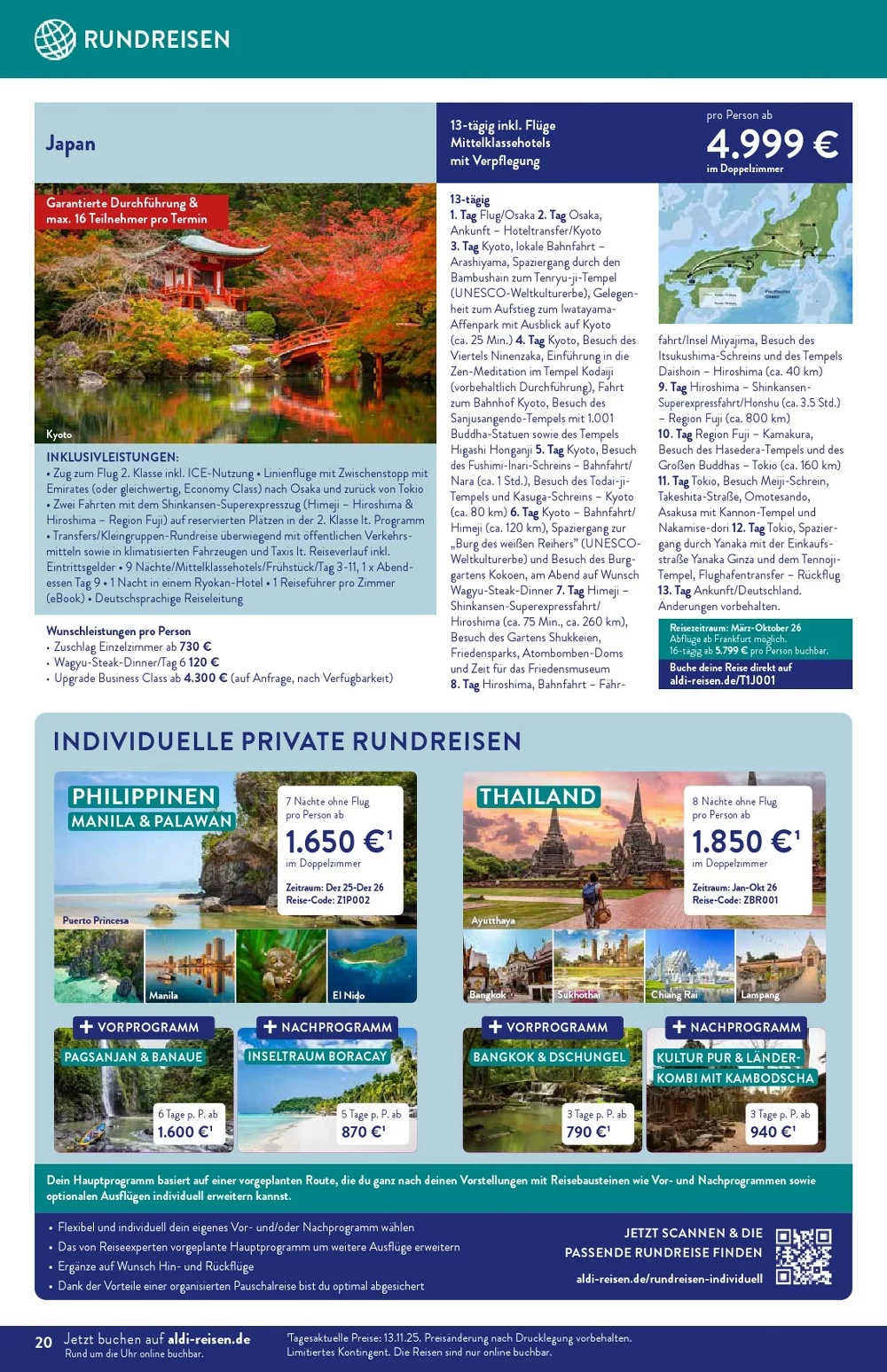 aldi reisen prospekt dezember 20