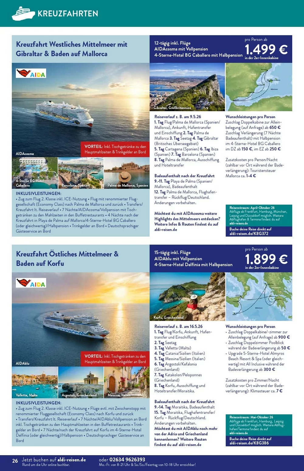 aldi reisen prospekt dezember 26