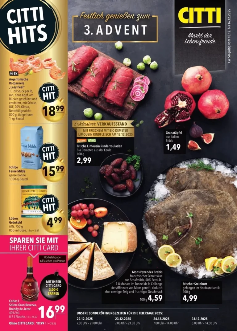 citti markt prospekt kw50