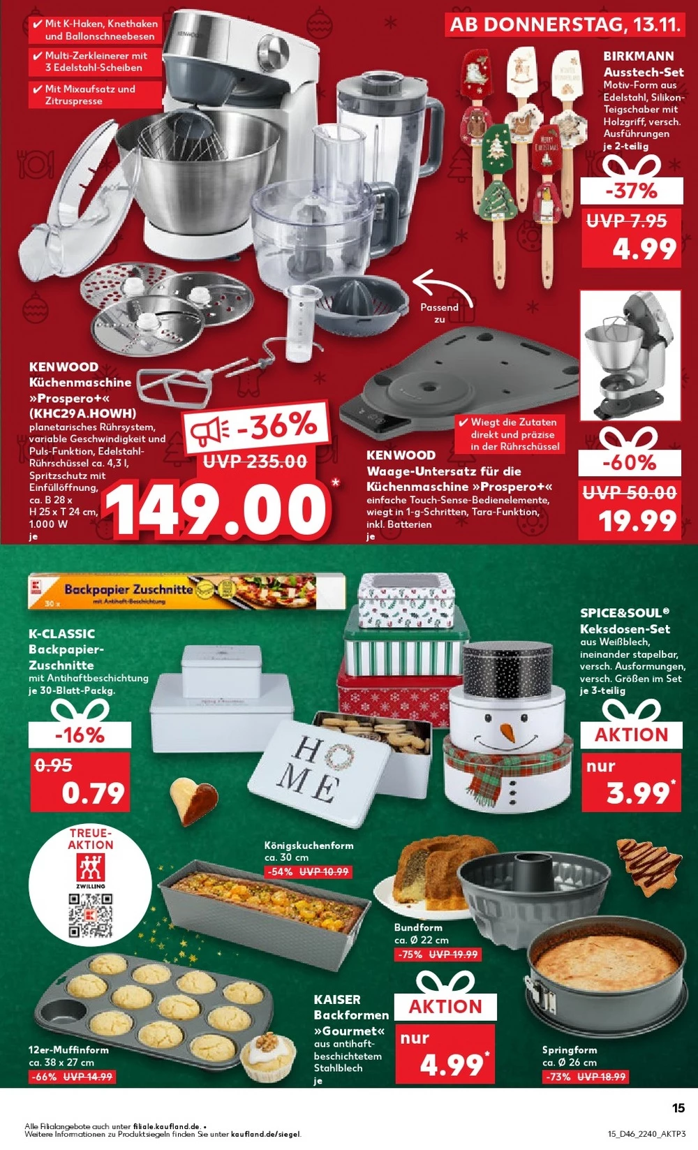 kaufland prospekt november 13 19 15