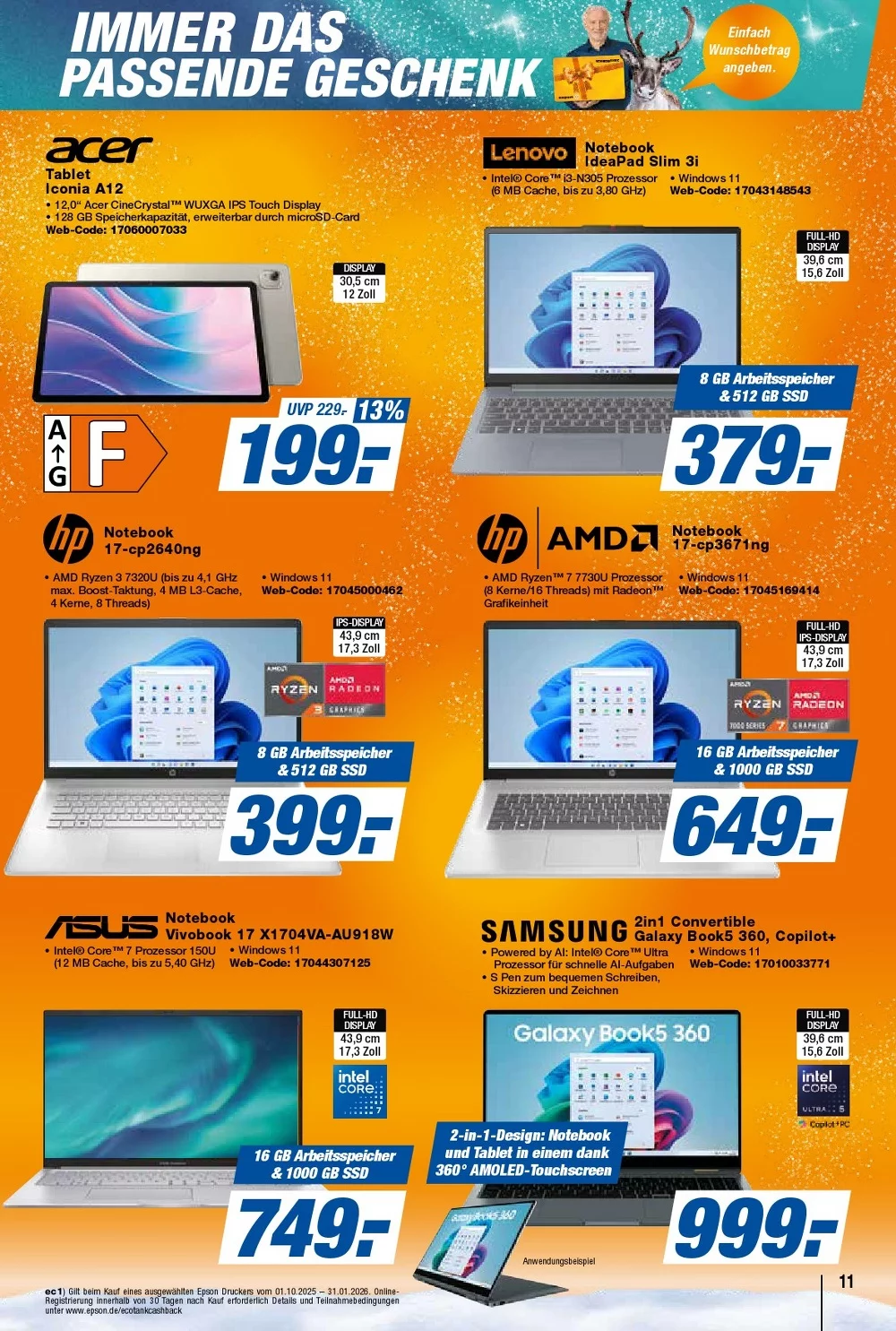 technoland prospekt dezember 12 18 11