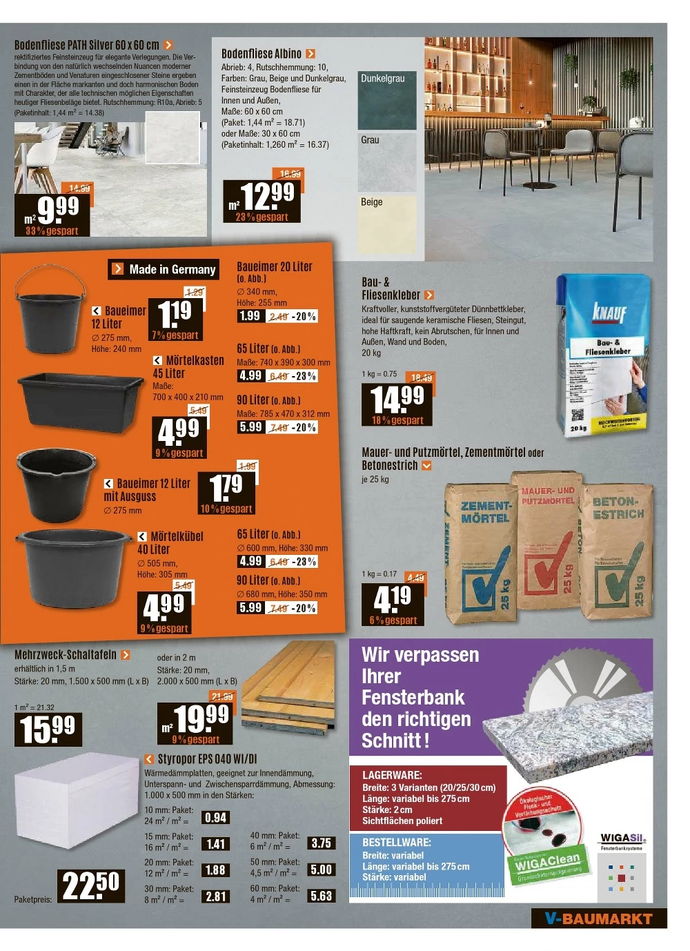 v baumarkt prospekt november 13 19 3