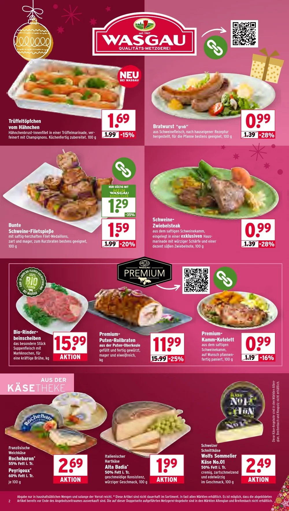 wasgau prospekt dezember 15 20 2