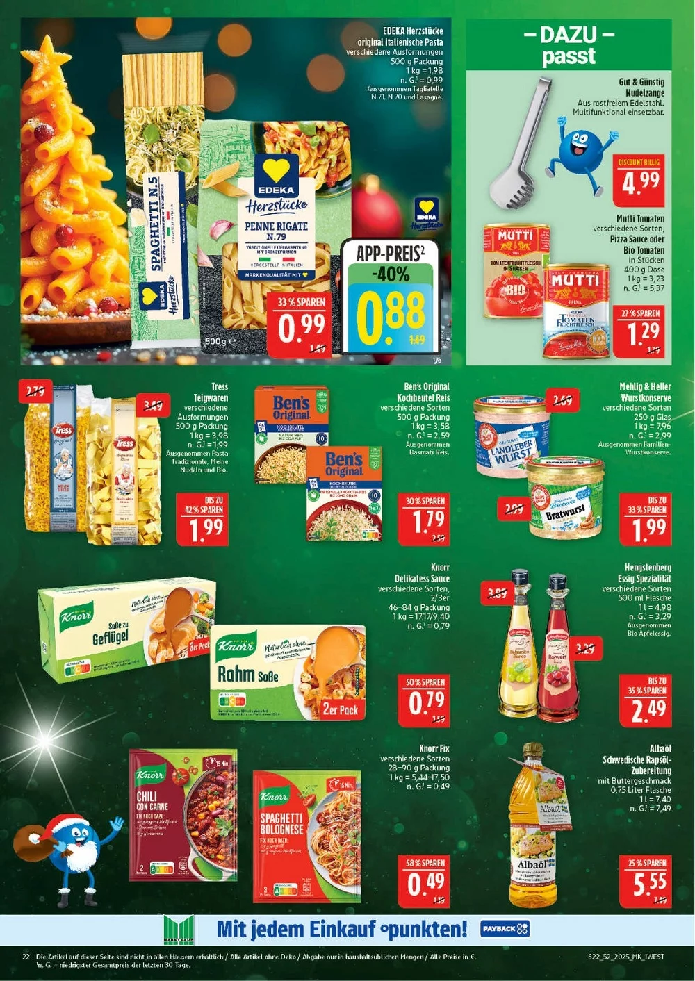 NORDBAYERN MARKTKAUF WEST HOF prospekt dezember 22 27 22