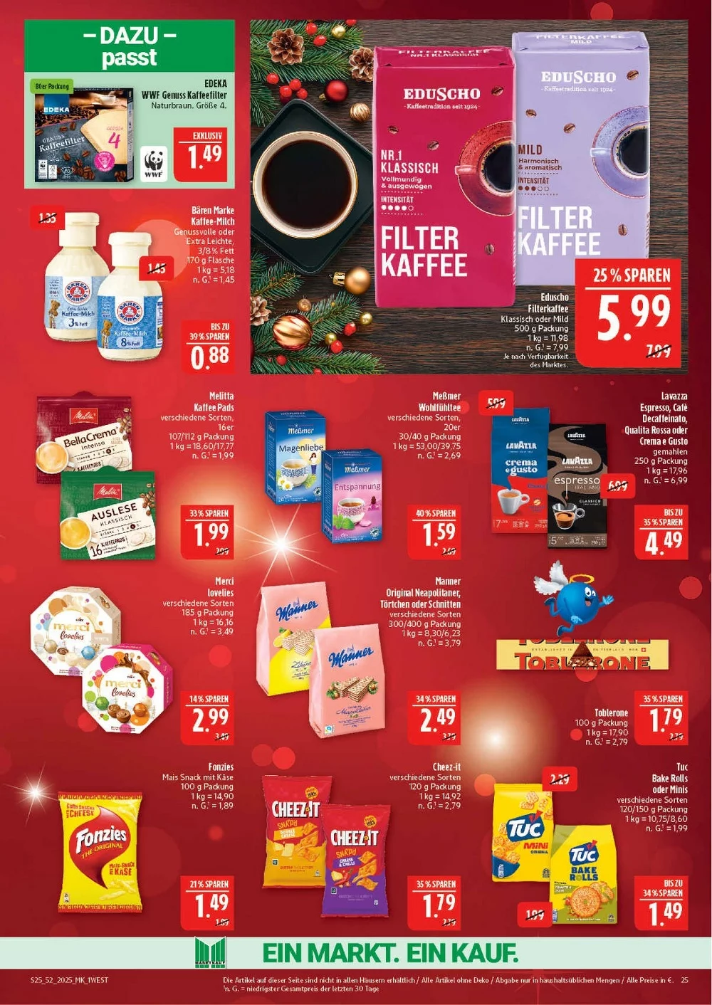 NORDBAYERN MARKTKAUF WEST HOF prospekt dezember 22 27 25