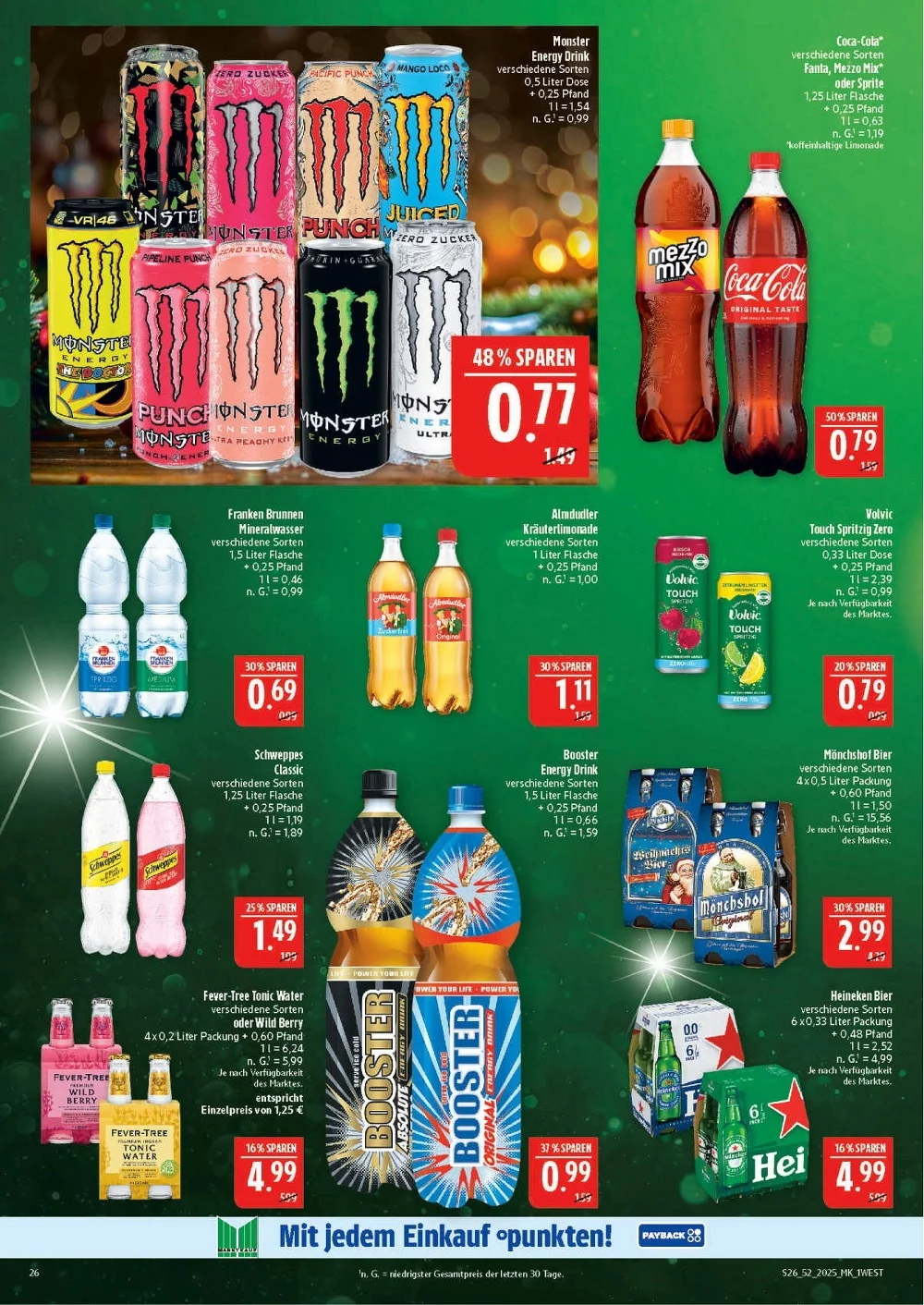 NORDBAYERN MARKTKAUF WEST HOF prospekt dezember 22 27 26