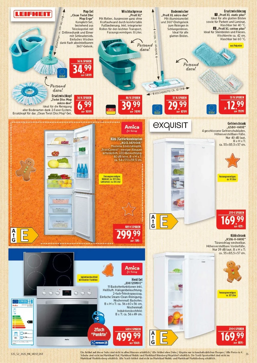 NORDBAYERN MARKTKAUF WEST HOF prospekt dezember 22 27 35