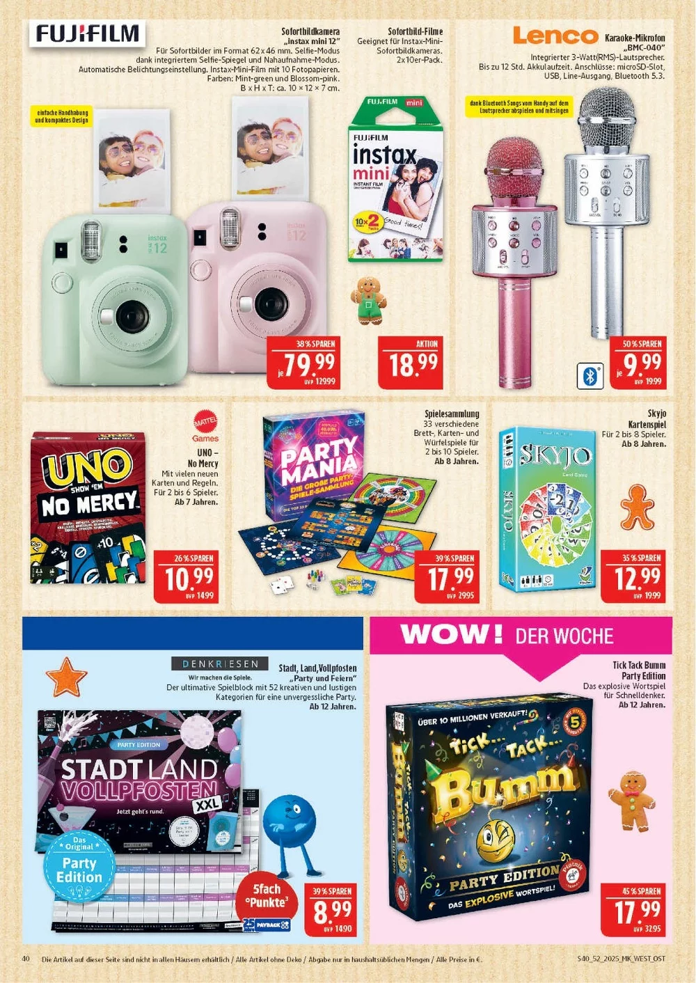 NORDBAYERN MARKTKAUF WEST HOF prospekt dezember 22 27 40