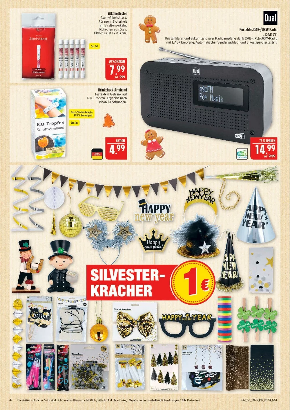 NORDBAYERN MARKTKAUF WEST HOF prospekt dezember 22 27 42