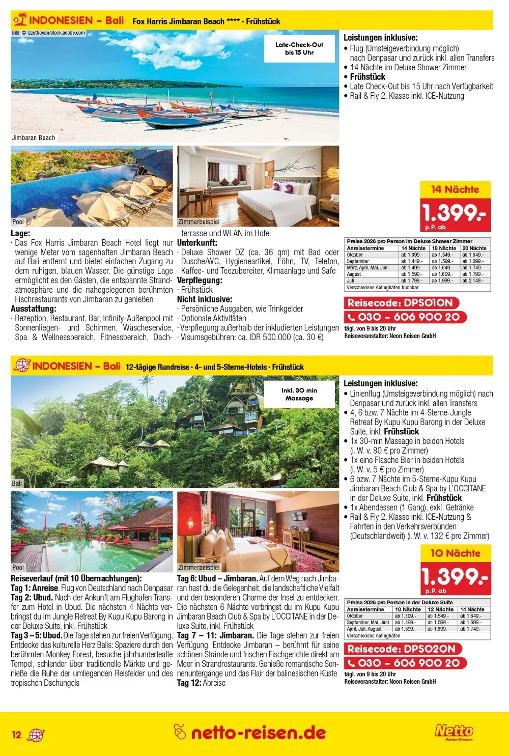 Netto marken prospekt Reisemagazin 12