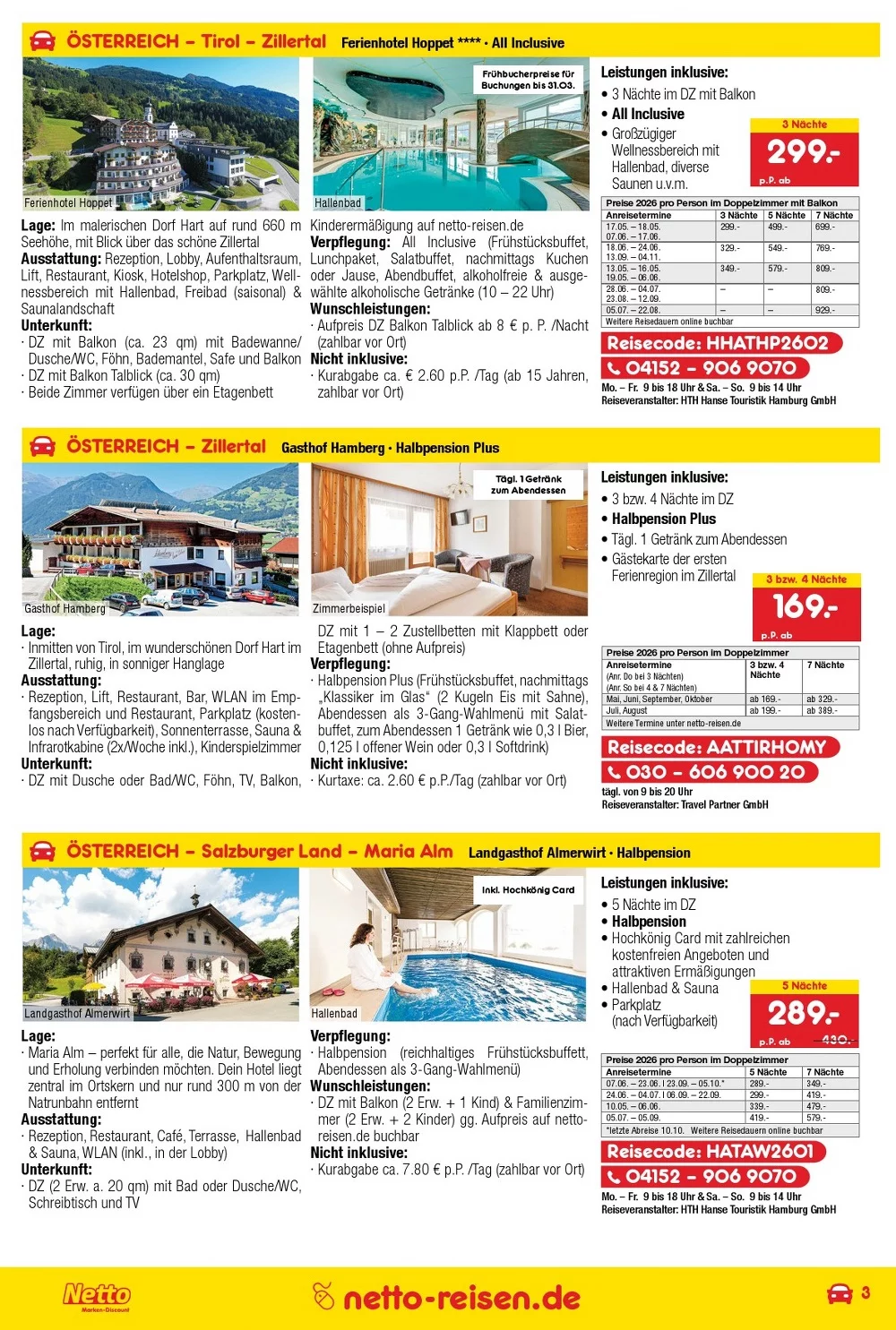 Netto marken prospekt Reisemagazin 3