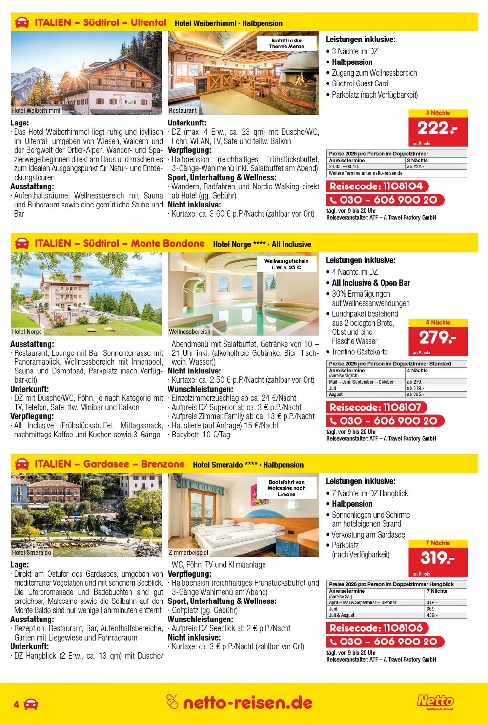 Netto marken prospekt Reisemagazin 4