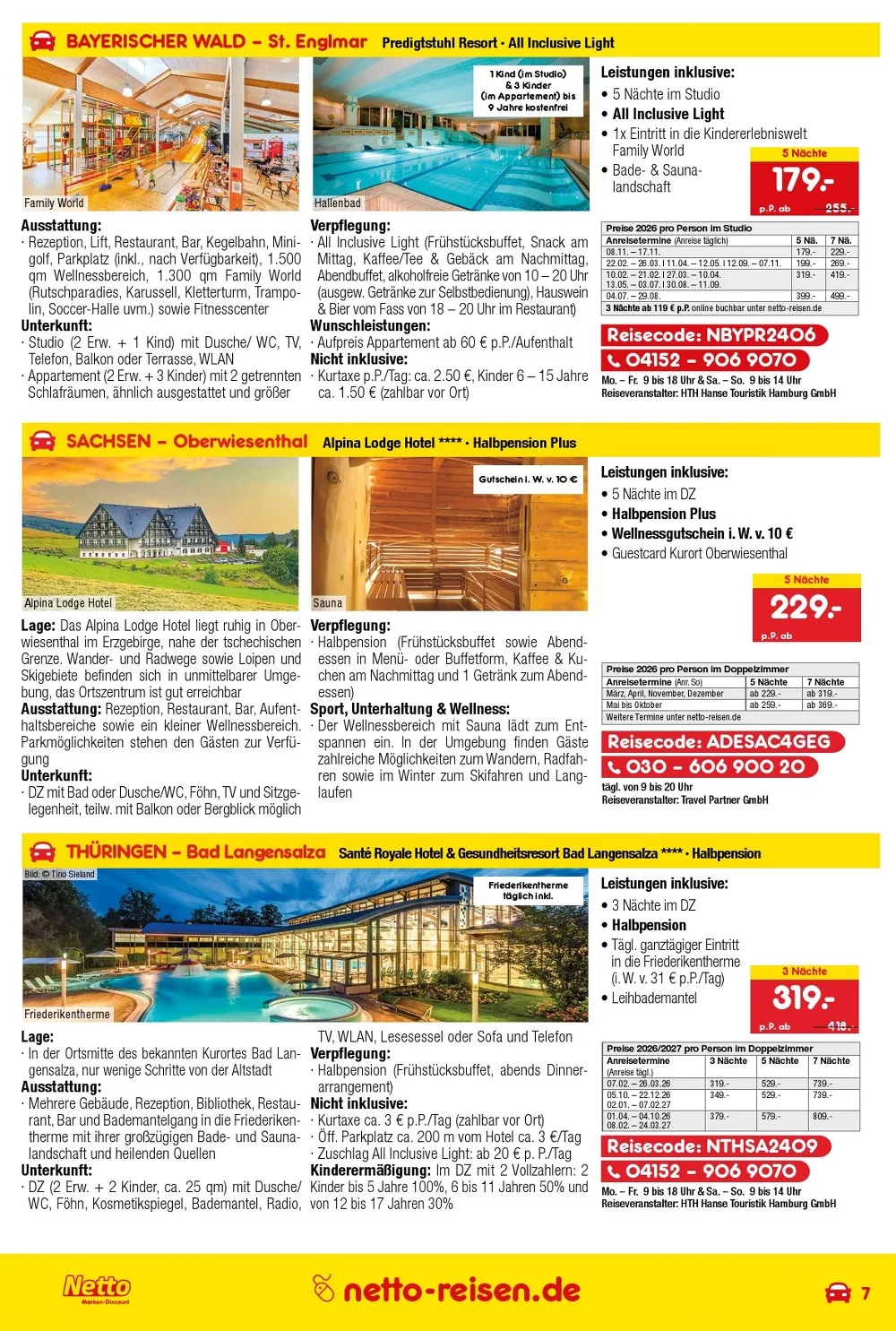 Netto marken prospekt Reisemagazin 7