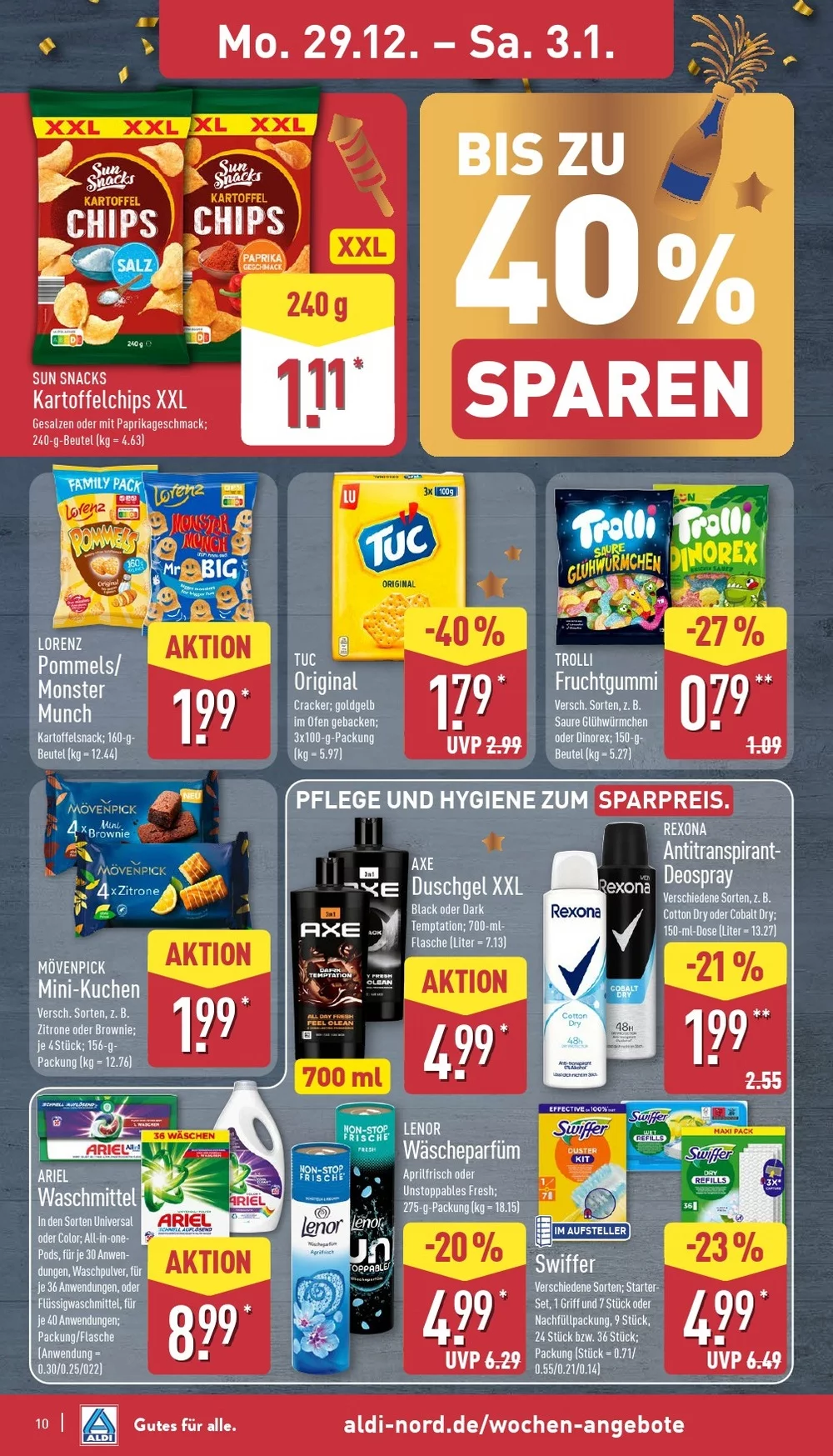 aldi nord prospekt dezember 29 januar 3 10