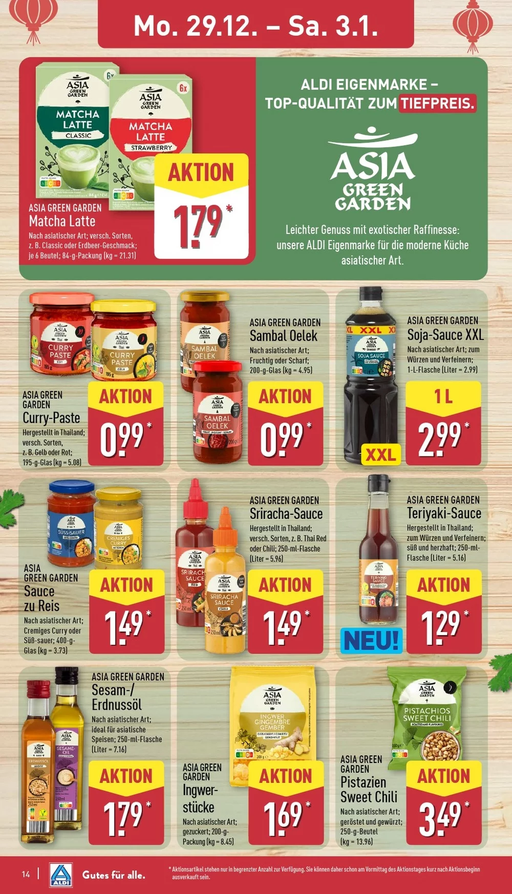 aldi nord prospekt dezember 29 januar 3 14