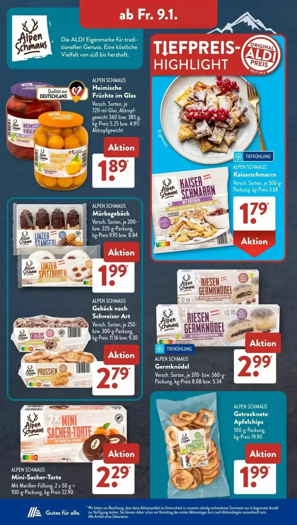 aldi sud prospekt januar 5 10 16