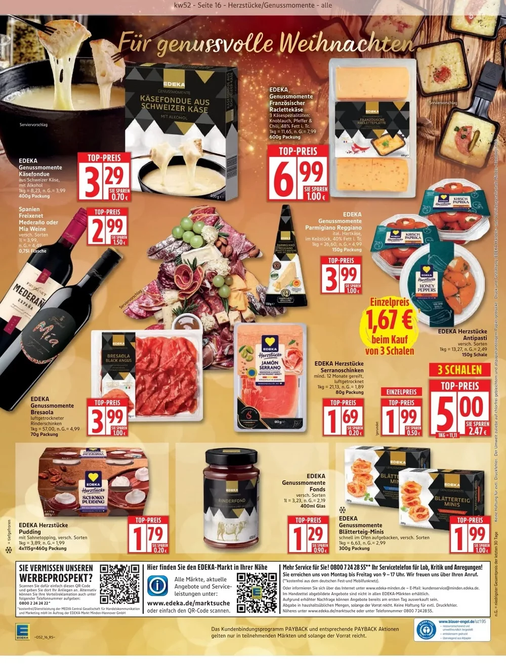 edeka prospekt dezember 22 27 16