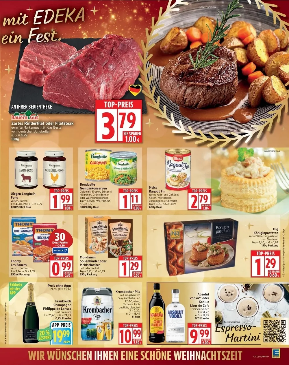 edeka prospekt dezember 22 27 3