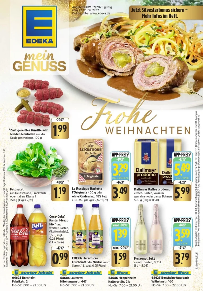 edeka südwest prospekt kw52