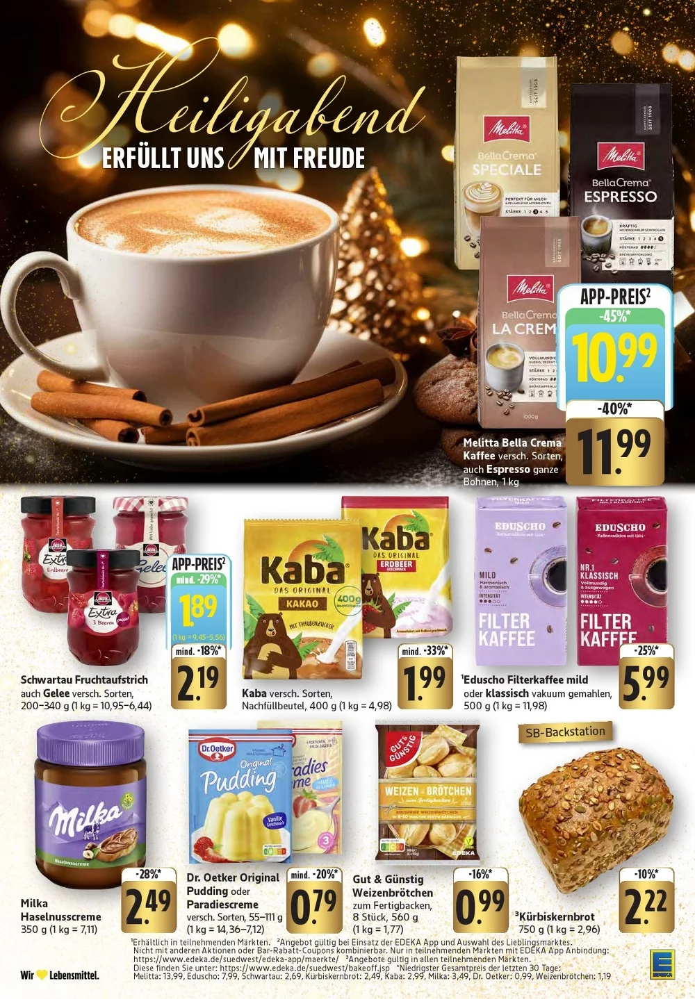 edeka sudwest prospekt dezember 22 27 28