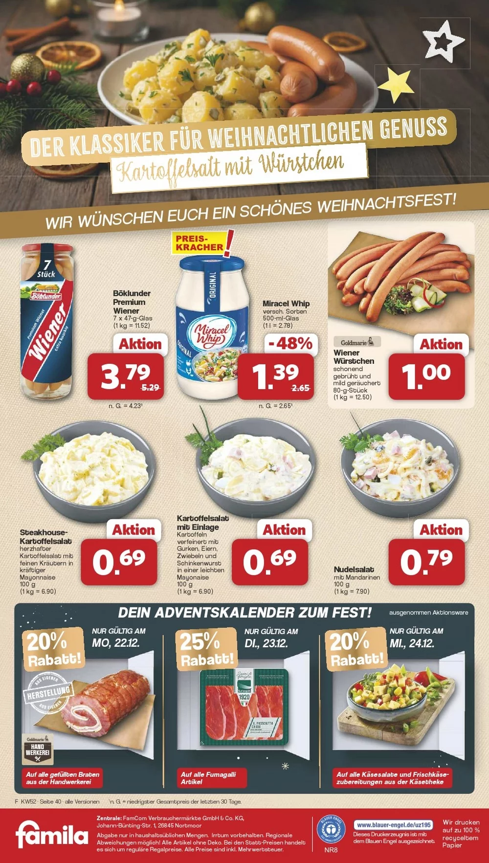 famila prospekt dezember 22 27 40